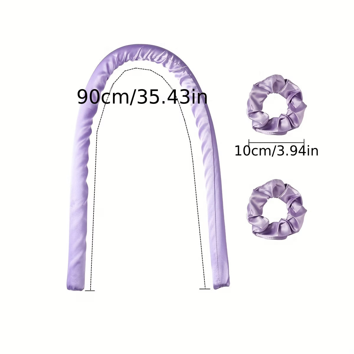 Zelovia™ Satin Heatless Curling Set