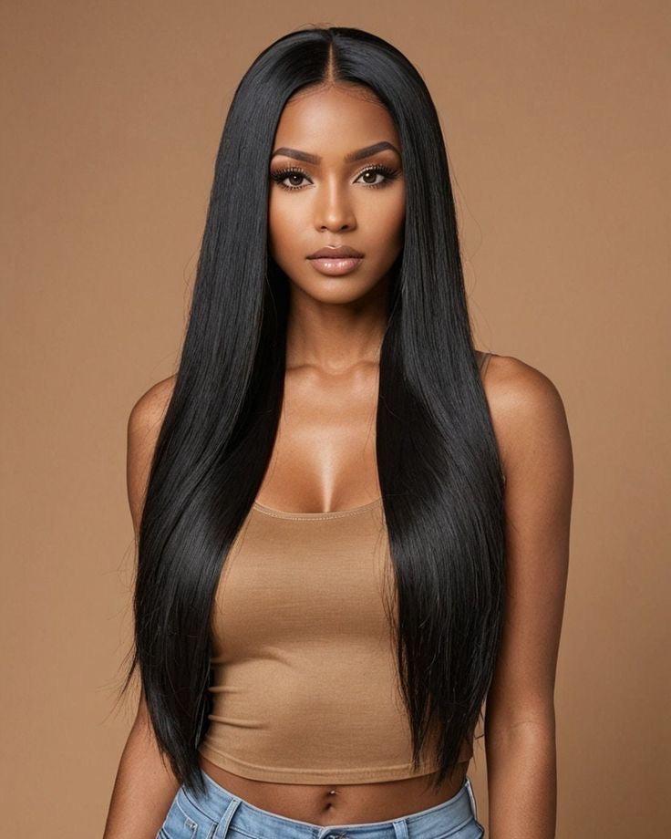 Zelovia™ Brazilian Silky Straight Lace Wig