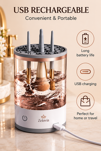 Zelovia™ Electric Makeup Brush Cleaner