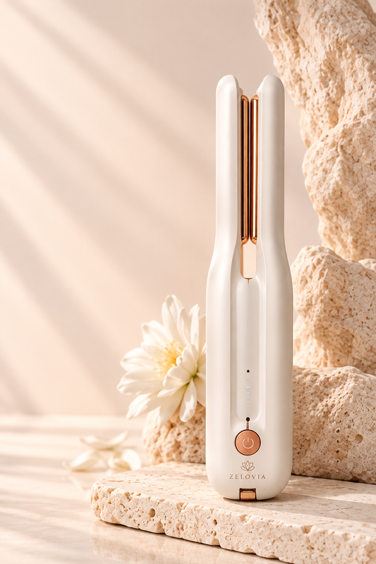 Zelovia™ Cordless Mini Hair Straightener & Curler