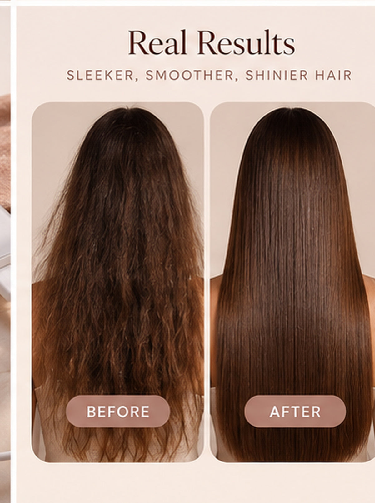 Zelovia™ Cordless Mini Hair Straightener & Curler