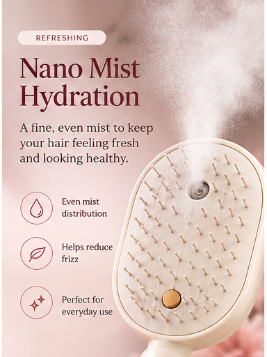 Zelovia™ Electric Misting & Easy Clean Brush